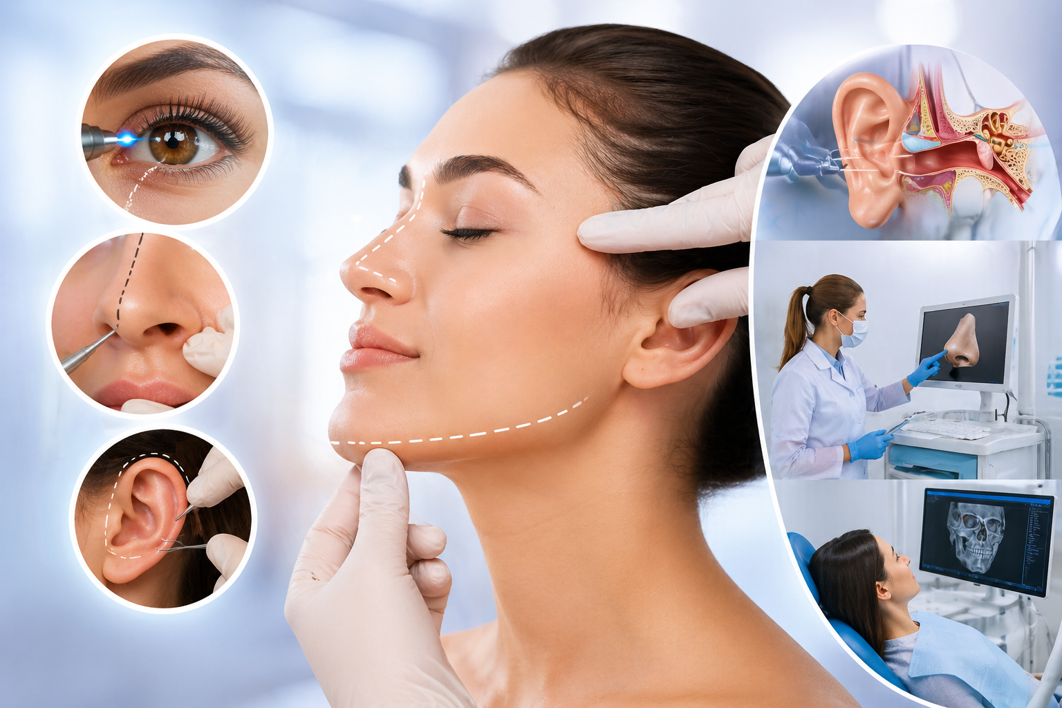 Replacement of Ear, Eye & Nose